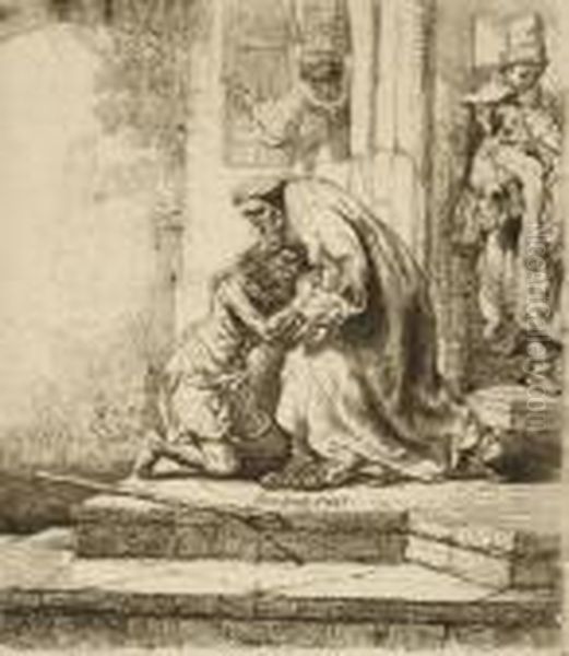 The Return Of The Prodigal Son Oil Painting by Rembrandt Van Rijn