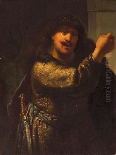 Samson Accusing His Father-in-law Oil Painting by Rembrandt Van Rijn