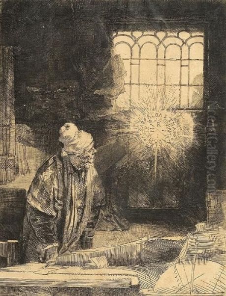 Faust Oil Painting by Rembrandt Van Rijn