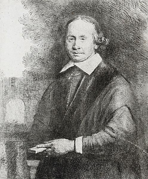 Jan Antonides Van Der Linden Oil Painting by Rembrandt Van Rijn