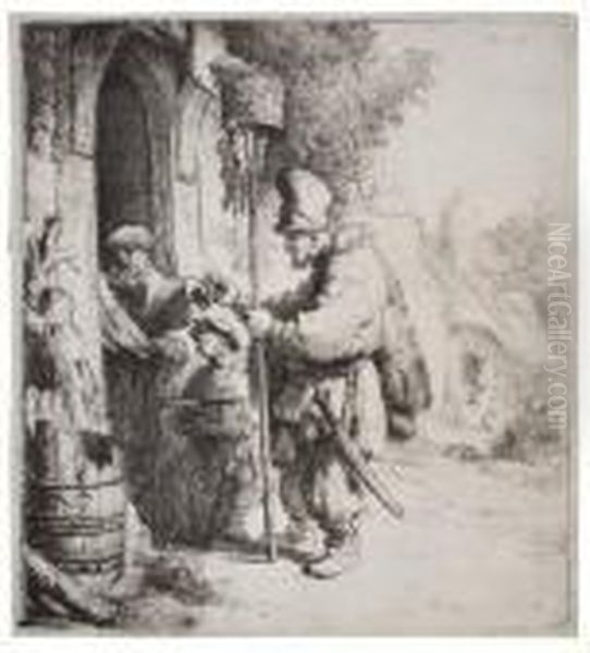 The Rat Catcher Oil Painting by Rembrandt Van Rijn