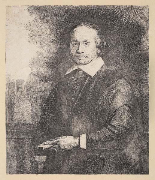 Jan Antonides Van Der Linden, Physician Oil Painting by Rembrandt Van Rijn