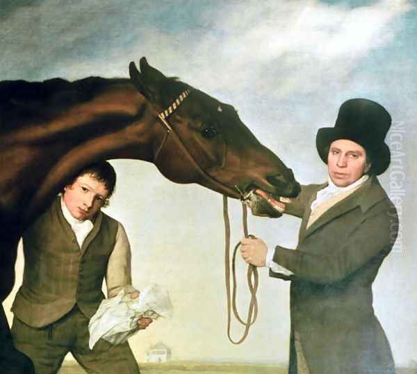 Hambletonian Oil Painting by George Stubbs