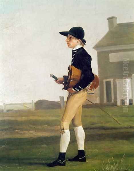 Portrait of a Young Jockey Oil Painting by George Stubbs