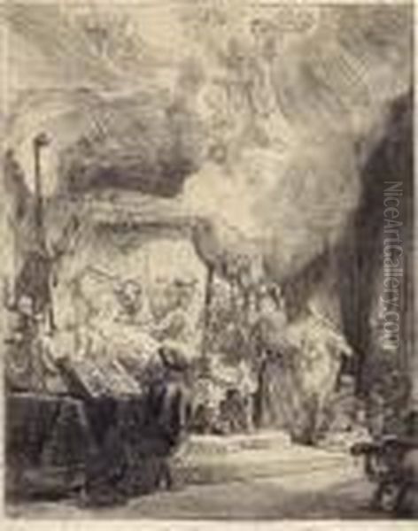 The Death Of The Virgin Oil Painting by Rembrandt Van Rijn