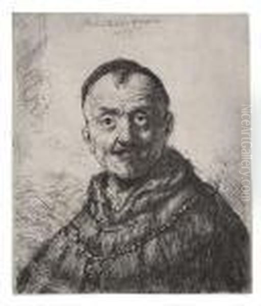 The First Oriental Head Oil Painting by Rembrandt Van Rijn