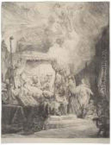 The Death Of The Virgin Oil Painting by Rembrandt Van Rijn