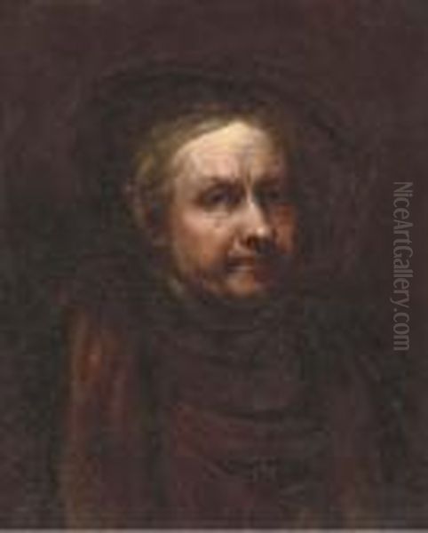 Self-portrait Of The Artist Oil Painting by Rembrandt Van Rijn