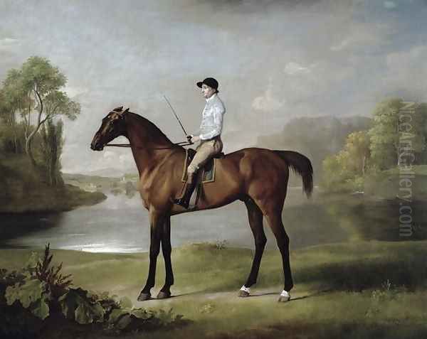 The Marquess of Rockinghams Scrub, with John Singleton up, 1762 Oil Painting by George Stubbs