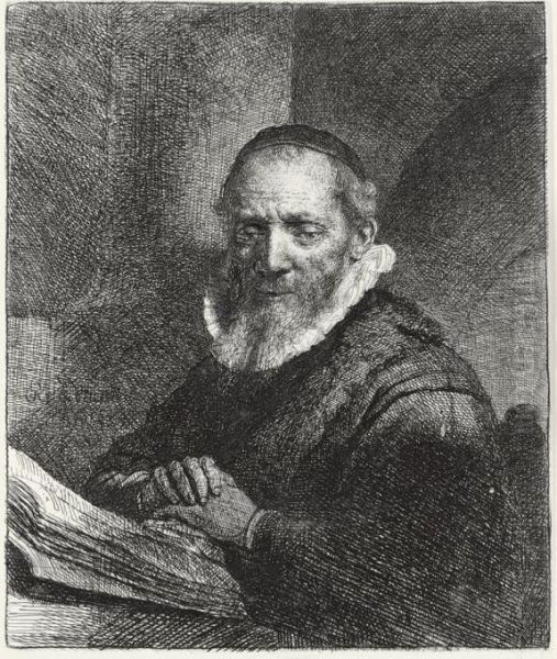 Jan Cornelius Sylvius (b., Holl. 266; H. 111; Bb. 33-h) Oil Painting by Rembrandt Van Rijn