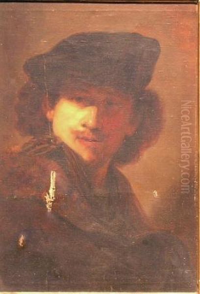 Self Portrait Oil Painting by Rembrandt Van Rijn