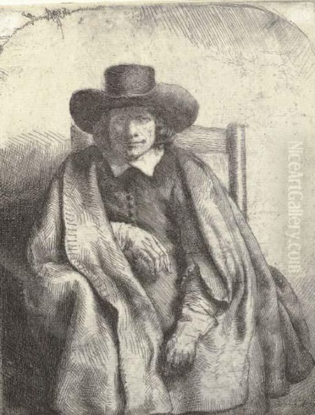 Jan Asselyn Oil Painting by Rembrandt Van Rijn