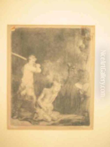 Beheading Of St. John The Baptist Oil Painting by Rembrandt Van Rijn