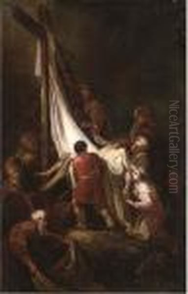 The Deposition Oil Painting by Rembrandt Van Rijn