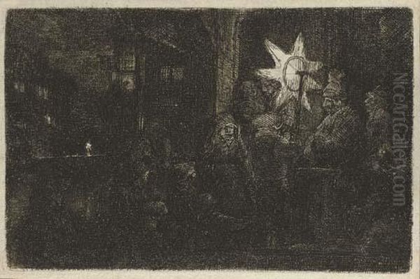 The Star Of The Kings Oil Painting by Rembrandt Van Rijn