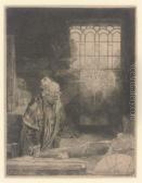 Faust Oil Painting by Rembrandt Van Rijn