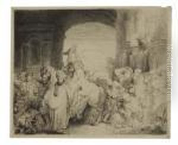 The Triumph Of The Mordecai Oil Painting by Rembrandt Van Rijn