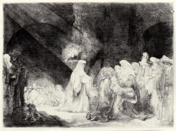 Presentation In The Temple Oil Painting by Rembrandt Van Rijn