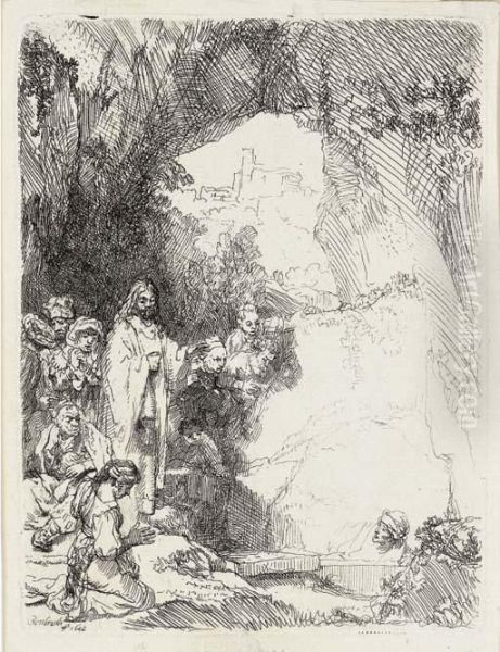 The Raising Of Lazarus Oil Painting by Rembrandt Van Rijn