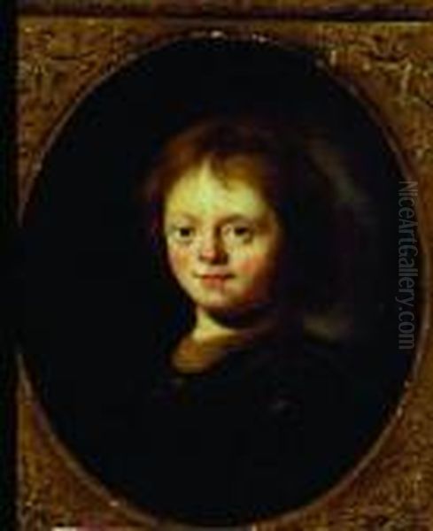 Portrait Of A Child Oil Painting by Rembrandt Van Rijn