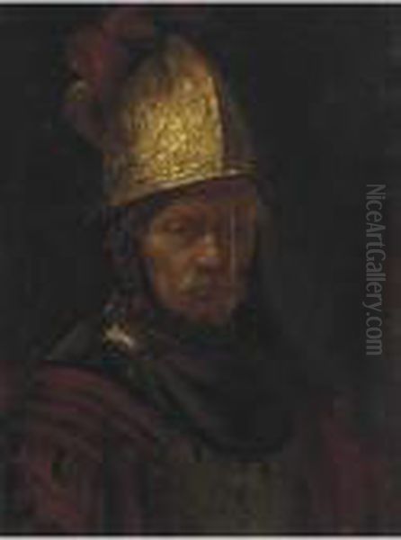 The Man With The Golden Helmet Oil Painting by Rembrandt Van Rijn