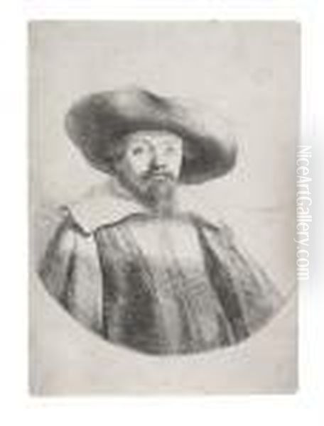 Samuel Manasseh Ben Israel Oil Painting by Rembrandt Van Rijn