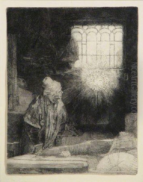 Faust Oil Painting by Rembrandt Van Rijn