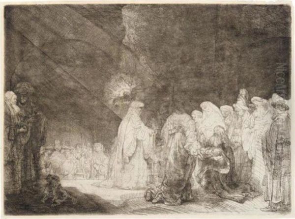 The Presentation In The Temple Oil Painting by Rembrandt Van Rijn