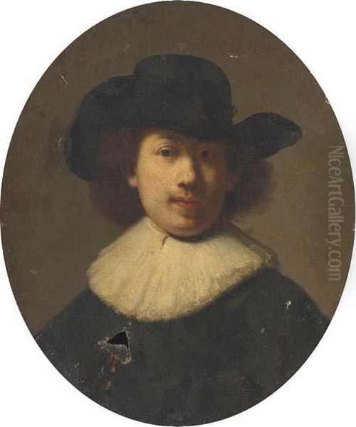 Self-portrait Oil Painting by Rembrandt Van Rijn