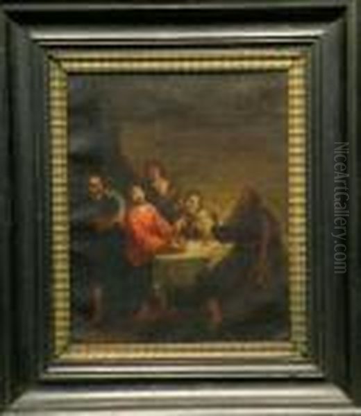 Supper At Emmaus Oil Painting by Rembrandt Van Rijn