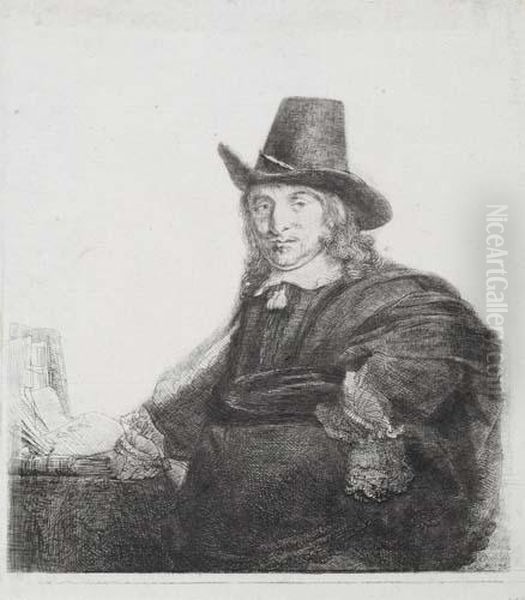 Jan Asselyn, Painter Oil Painting by Rembrandt Van Rijn