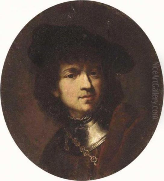 Self Portrait Oil Painting by Rembrandt Van Rijn