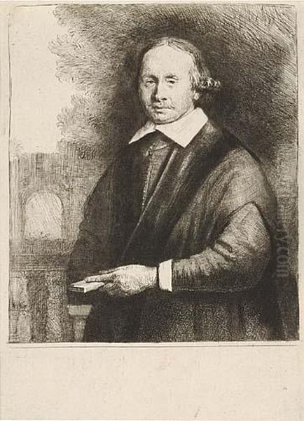 Jan Antonides Van Der Linden, Physician. Oil Painting by Rembrandt Van Rijn