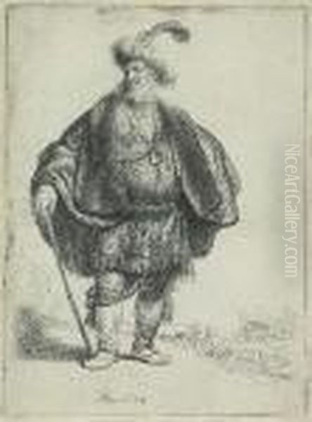 The Persian. Oil Painting by Rembrandt Van Rijn