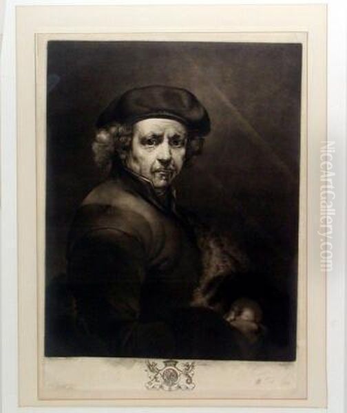 Portrait Of Rembrandt Oil Painting by Rembrandt Van Rijn