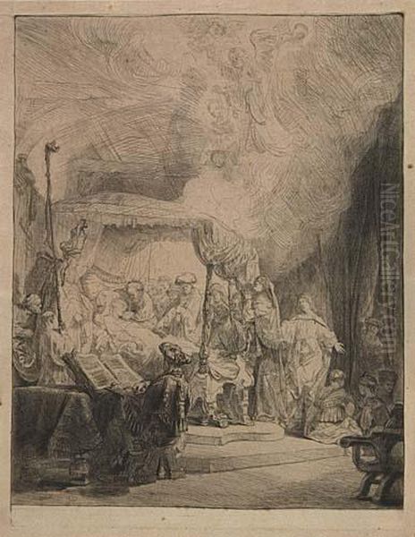 The Death Of The Virgin Oil Painting by Rembrandt Van Rijn