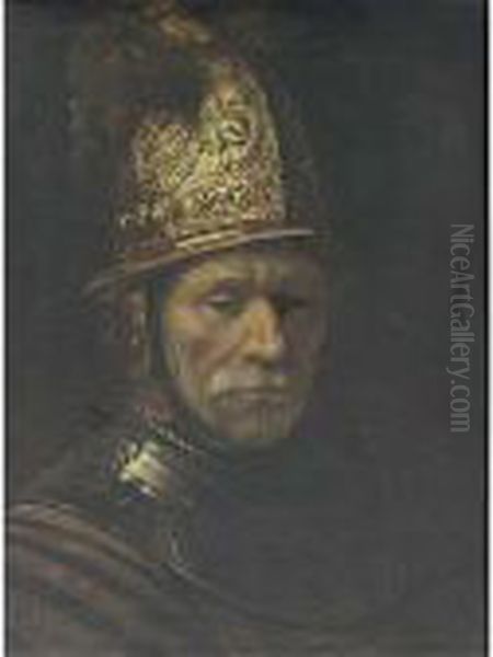 The Man With The Golden Helmet Oil Painting by Rembrandt Van Rijn