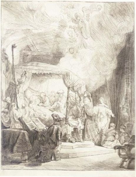 The Death Of The Virgin Oil Painting by Rembrandt Van Rijn