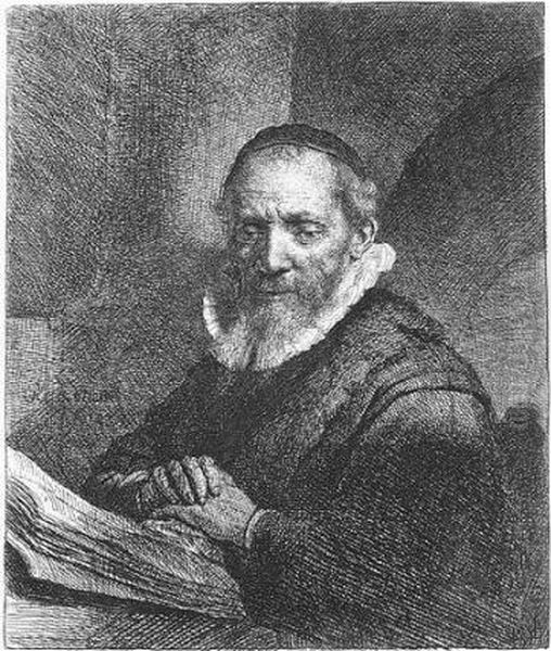 Jan Cornelius Sylvius (b., Holl.266; H.111; Bb.33-h) Oil Painting by Rembrandt Van Rijn