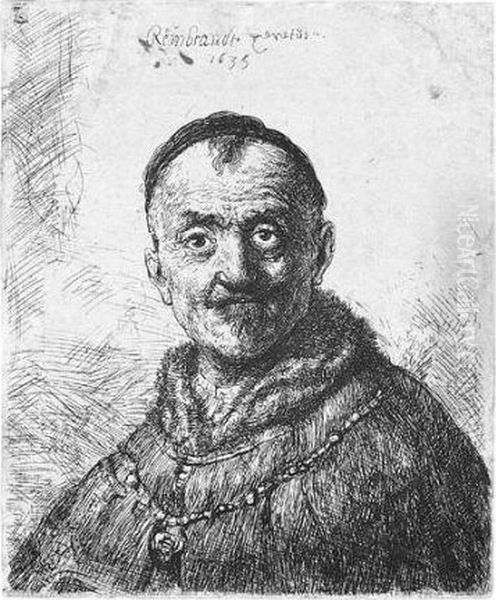 The First Oriental Head (b., Holl.286; H.131; Bb.35-e) Oil Painting by Rembrandt Van Rijn