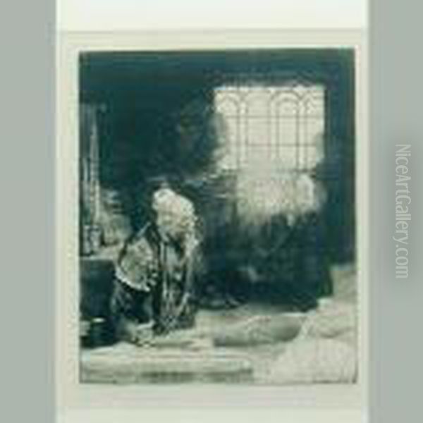 Faust Oil Painting by Rembrandt Van Rijn