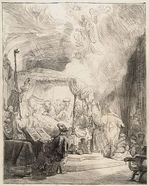 The Death Of The Virgin Oil Painting by Rembrandt Van Rijn