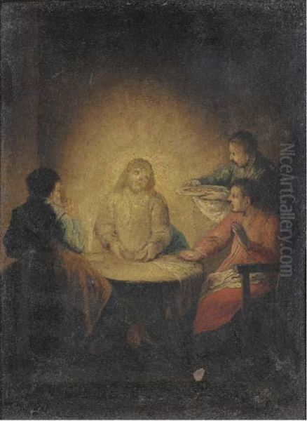 The Supper At Emmaus Oil Painting by Rembrandt Van Rijn