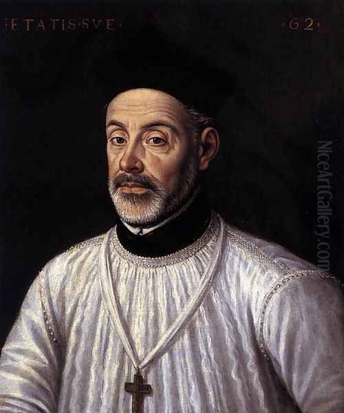 Diego de Covarrubias 1574 Oil Painting by Alonso Sanchez Coello