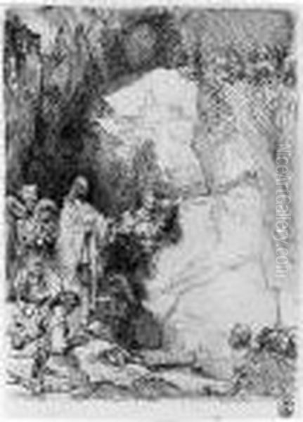 The Raising Of Lazarus Oil Painting by Rembrandt Van Rijn