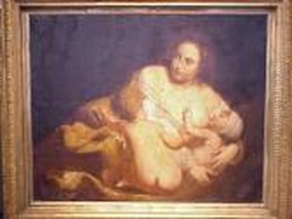 Mother And Children Oil Painting by Rembrandt Van Rijn