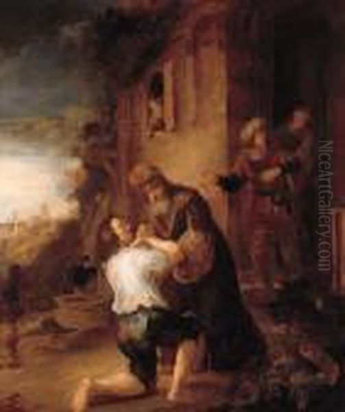 The Return Of The Prodigal Son Oil Painting by Rembrandt Van Rijn