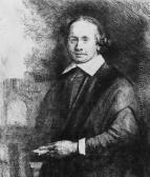 Jan Antonides Van Der Linden (b., Holl. 264; H. 268) Oil Painting by Rembrandt Van Rijn