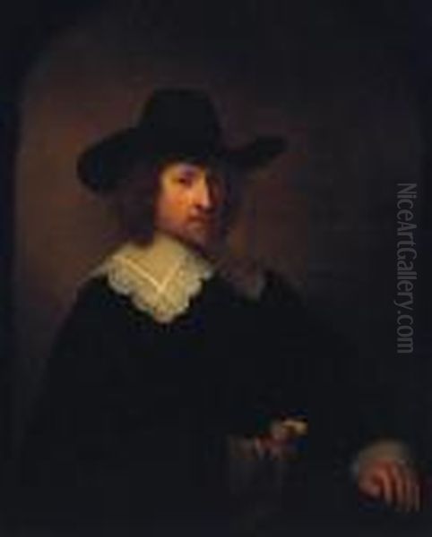 Portrait Of Nicolaes Van Bambeeck Oil Painting by Rembrandt Van Rijn