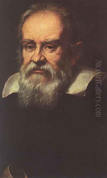 Portrait of Galileo Galilei Oil Painting by Justus Sustermans